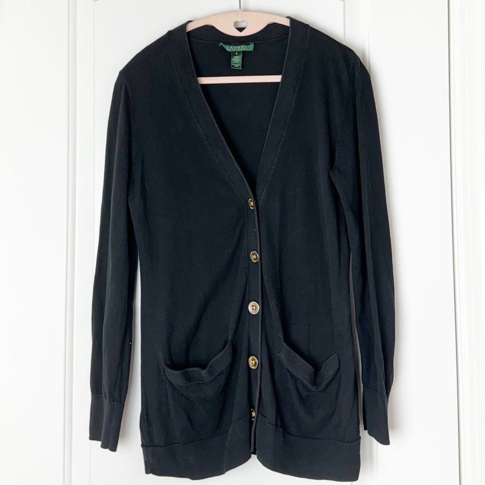 Lauren Ralph Lauren Long Sleeve Cardigan Sweater